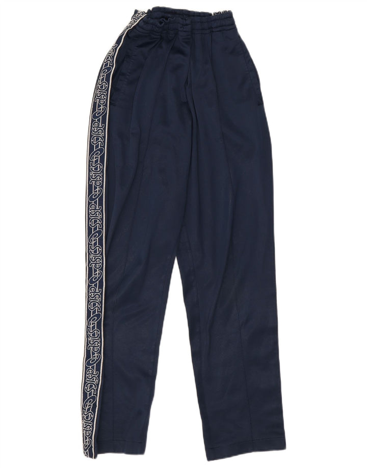 Asics Hombre Graphic Chándal Pantalones Pequeño Azul Marino