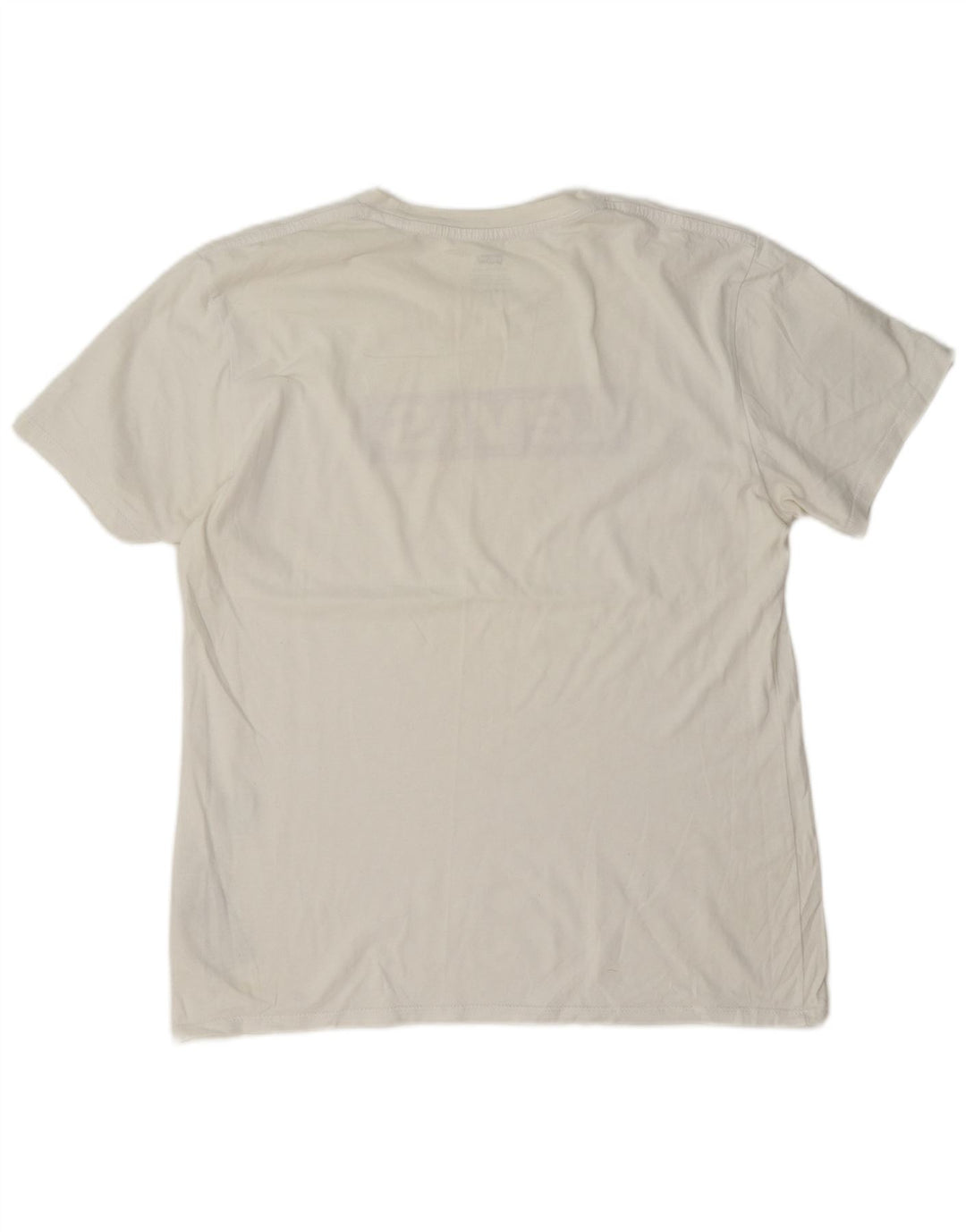 Levi's Camiseta gráfica para hombre Top mediano de algodón blanco