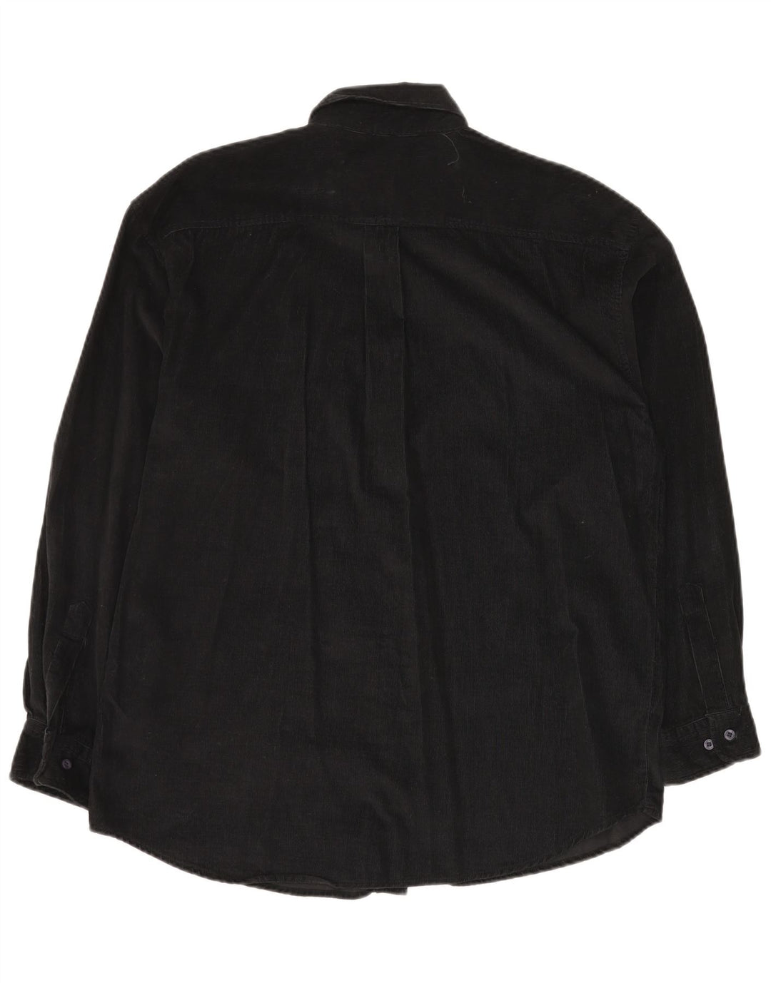 STONE HARBOR Camisa de pana para hombre Algodón negro mediano