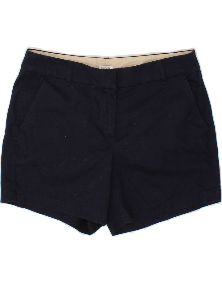 J. CREW Womens Chino Shorts US 8 Medium W30 Navy Blue Cotton Vintage J. Crew and Second-Hand J. Crew from Messina Hembry 