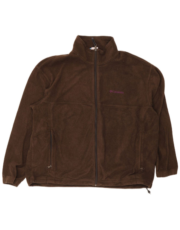 Columbia Chaqueta polar para hombre UK 44 2XL Marrón Poliéster