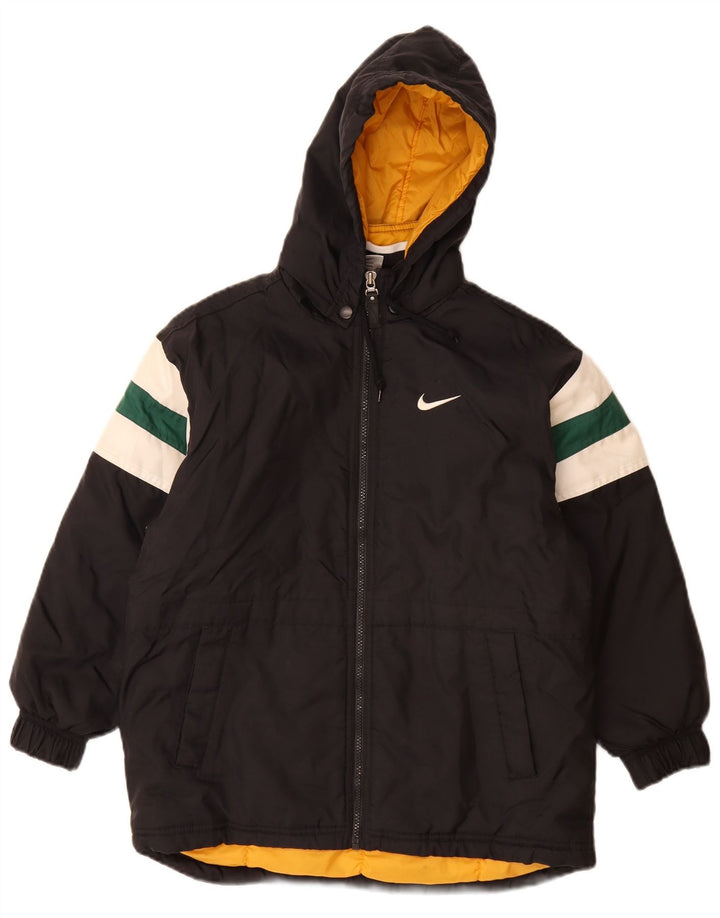 Nike Chaqueta acolchada extragrande con estampado gráfico para niños 9-10 años Mediana Negro