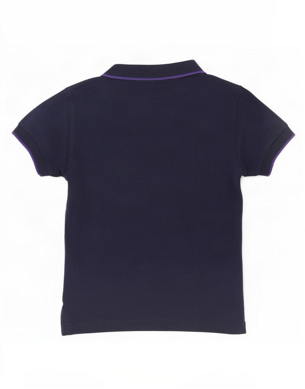 Piero Guidi Polo para mujer UK 10 Small Azul marino Algodón