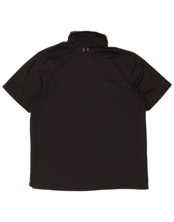 Polo Under Armour Hombre Grande Poliéster Negro