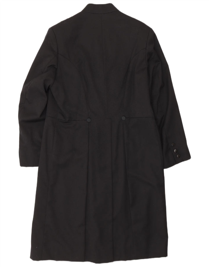 Vintage hombres Tailcoat Blazer chaqueta Reino Unido 38 medio negro