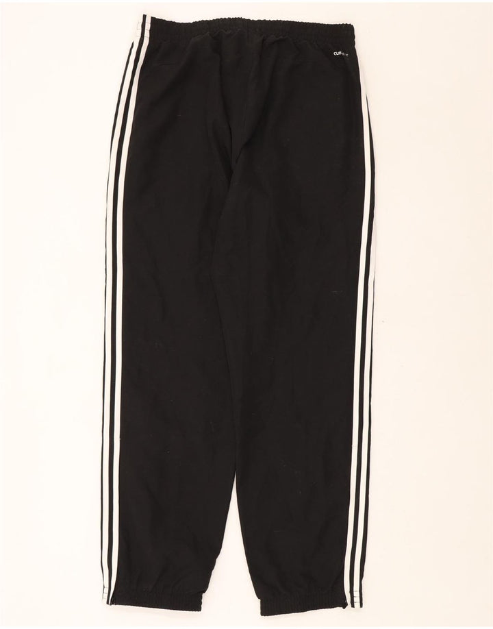 ADIDAS Hombre Climalite Chándal Pantalones Joggers Grande Poliéster Negro