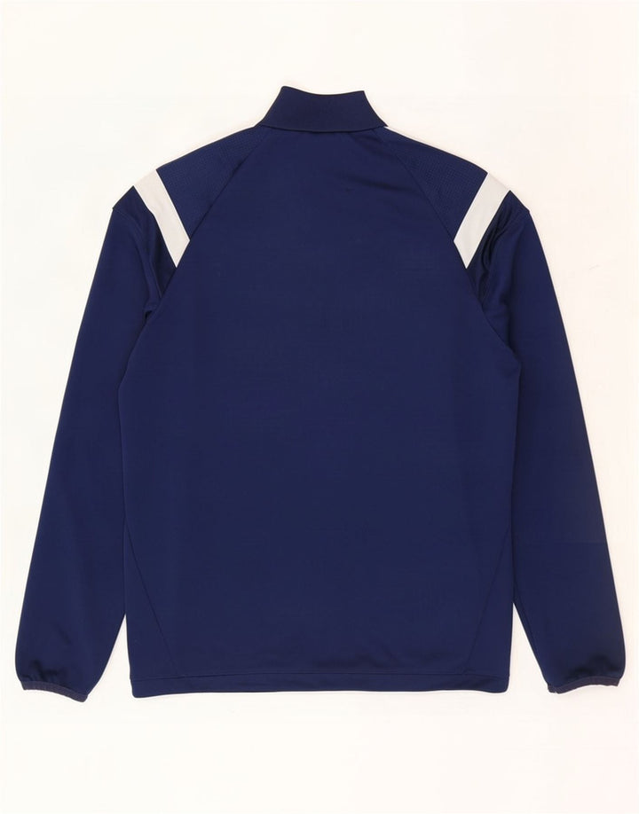 Adidas Mens Climacool Jersey Chándal Top Pequeño Azul Marino Colorblock