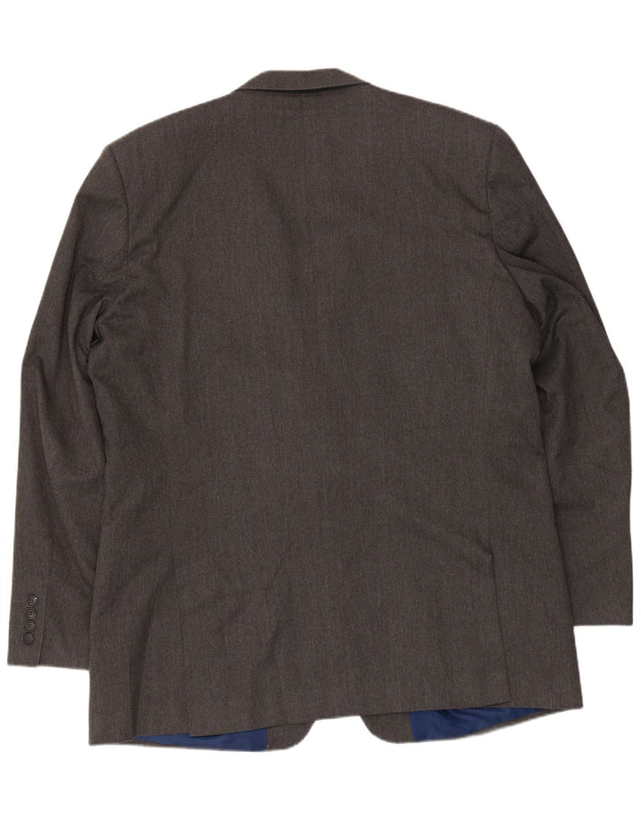 MARKS & SPENCER Chaqueta tipo blazer de corte regular con 2 botones para hombre UK 46 XL Gris