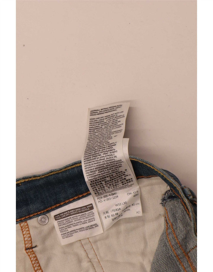 Levi's Jeans rectos 514 para hombre W32 L30 Algodón azul
