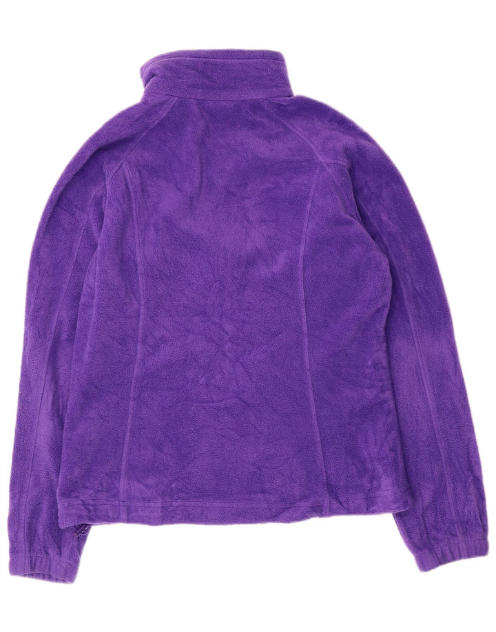 Columbia Chaqueta polar para mujer UK 44 Mediana Púrpura Poliéster
