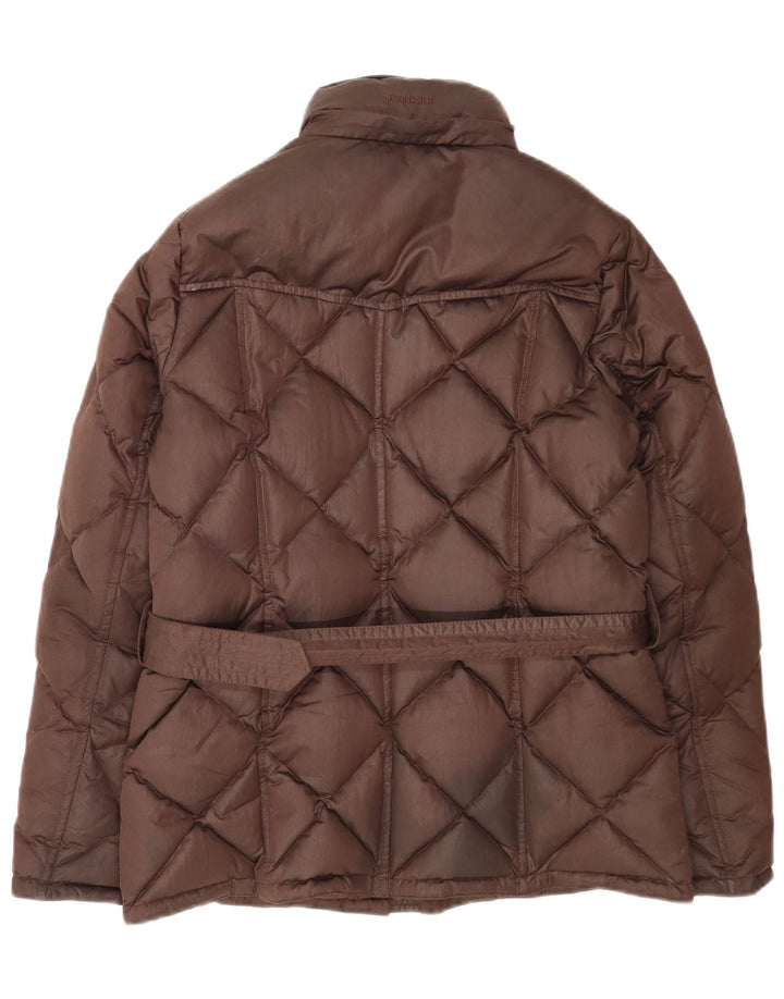 Barbour Chaqueta Acolchada Para Mujer UK 42 Poliéster Marrón Medio