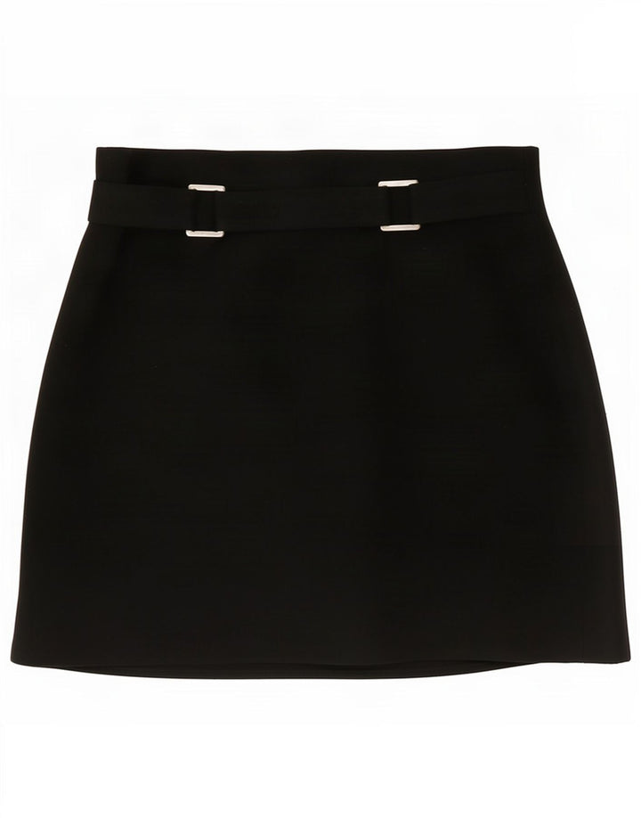 Zara Minifalda Mujer EU 40 Mediano W30 Negro