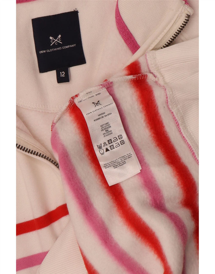 Crew Clothing Sudadera para mujer Jumper UK 12 Mediano Rayas multicolores