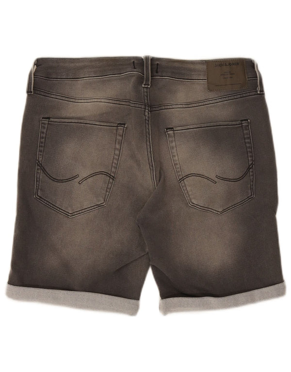Jack & Jones Pantalones cortos vaqueros para hombre XL W38 Algodón gris