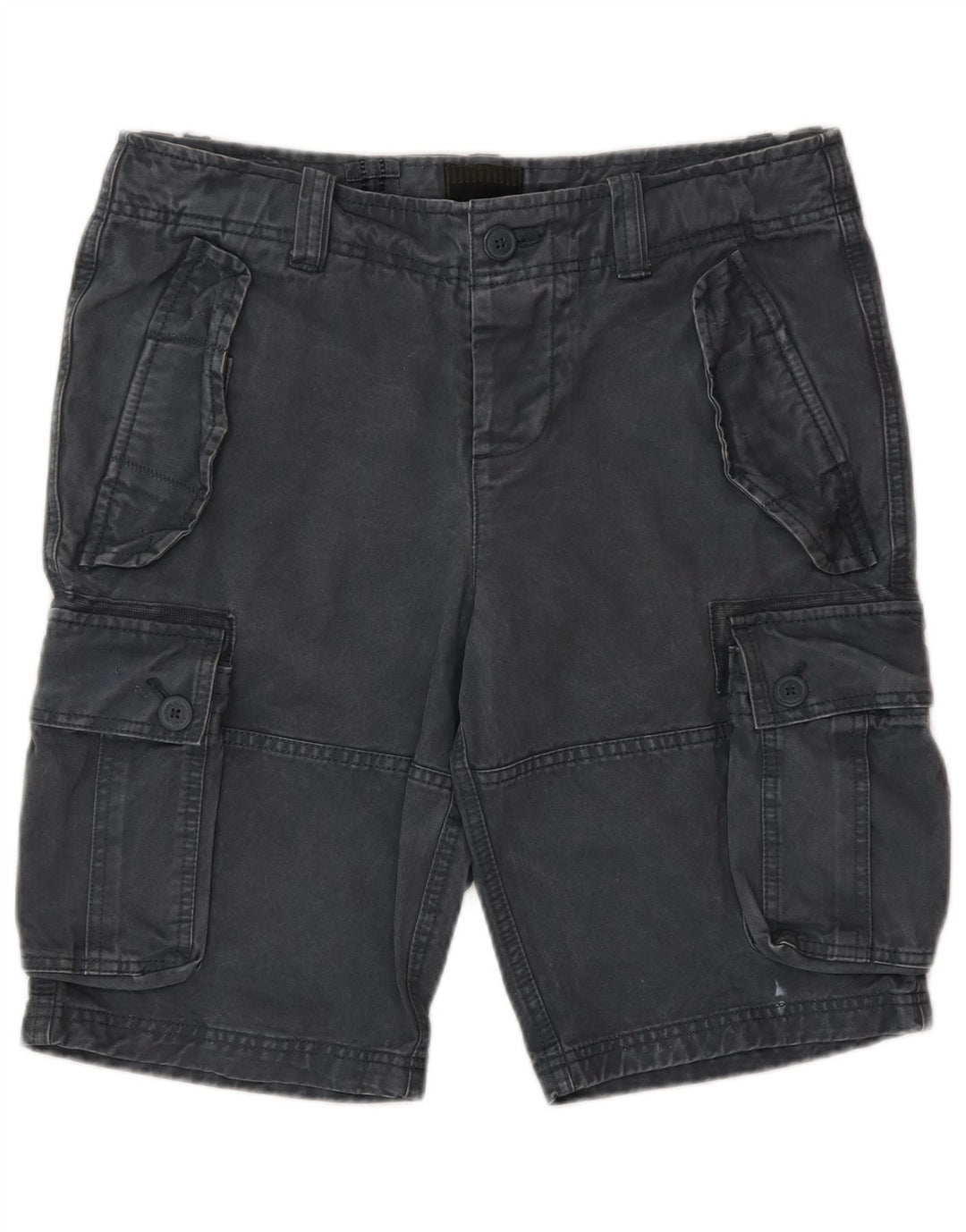 SUPERDRY Pantalones cortos cargo para hombre medianos W32 Algodón gris
