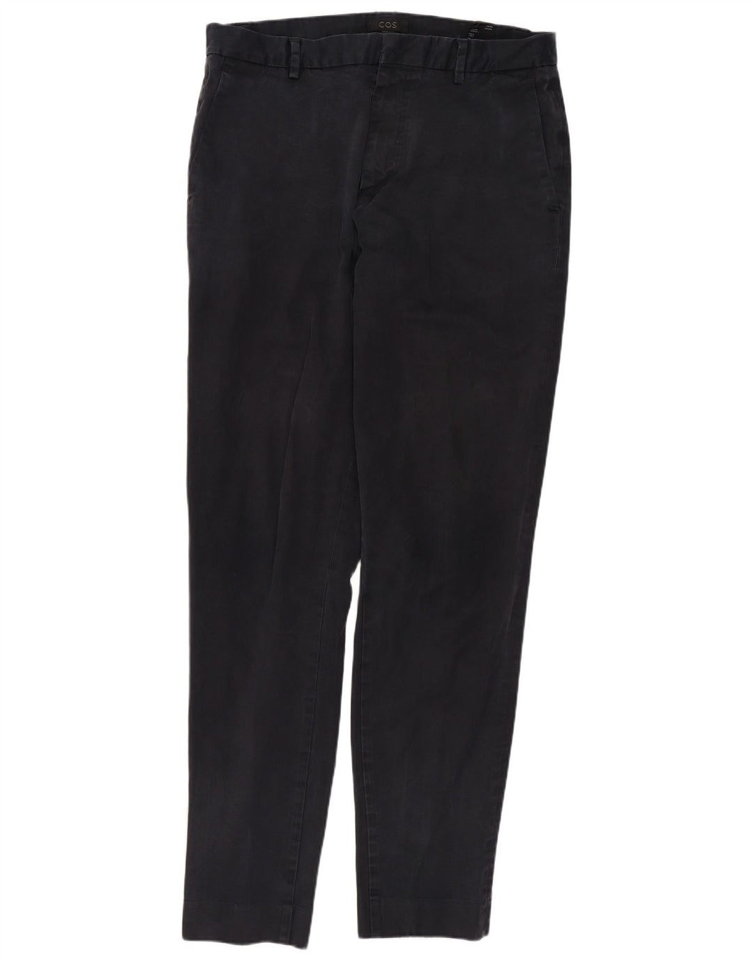 COS Pantalones chinos delgados para hombre EU 48 Medium W30 L31 Azul marino Algodón