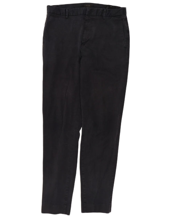 COS Pantalones chinos delgados para hombre EU 48 Medium W30 L31 Azul marino Algodón