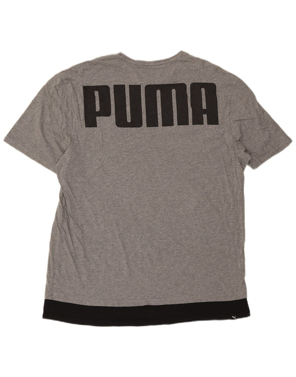 Puma Camiseta gráfica para hombre Top XL Gris