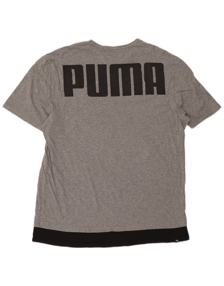 Puma Camiseta gráfica para hombre Top XL Gris