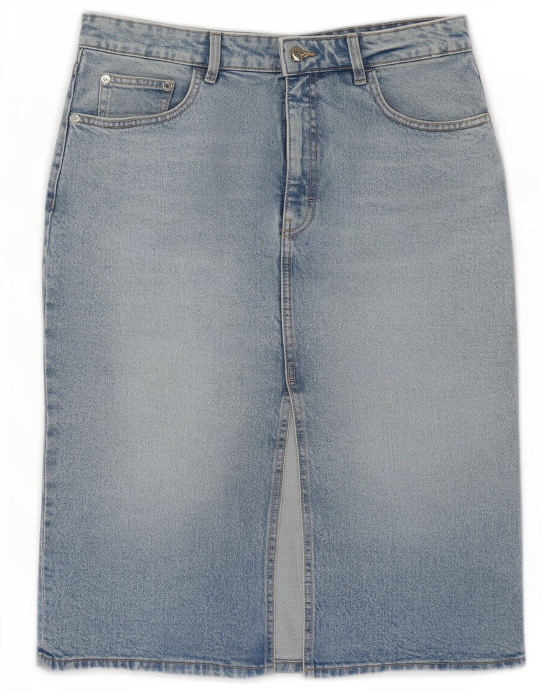 Zara Mujer Falda Vaquera Grande W30 Azul