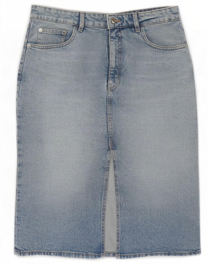 Zara Mujer Falda Vaquera Grande W30 Azul