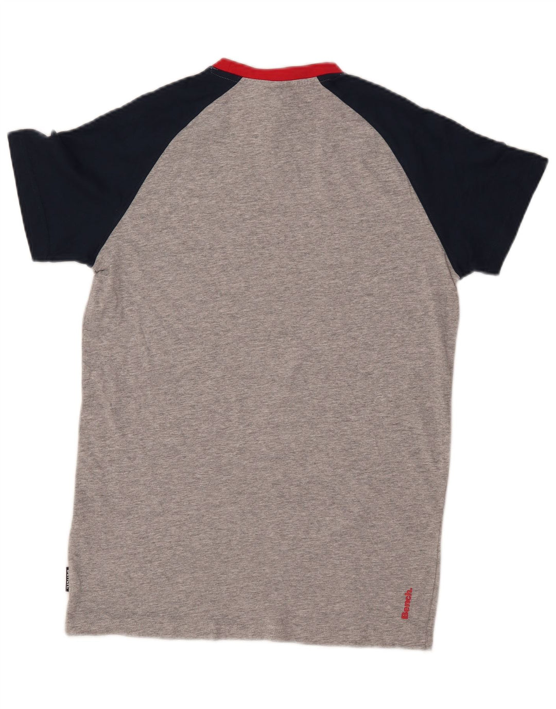 BENCH Camiseta gráfica para niño 12-13 años Gris Colorblock Algodón