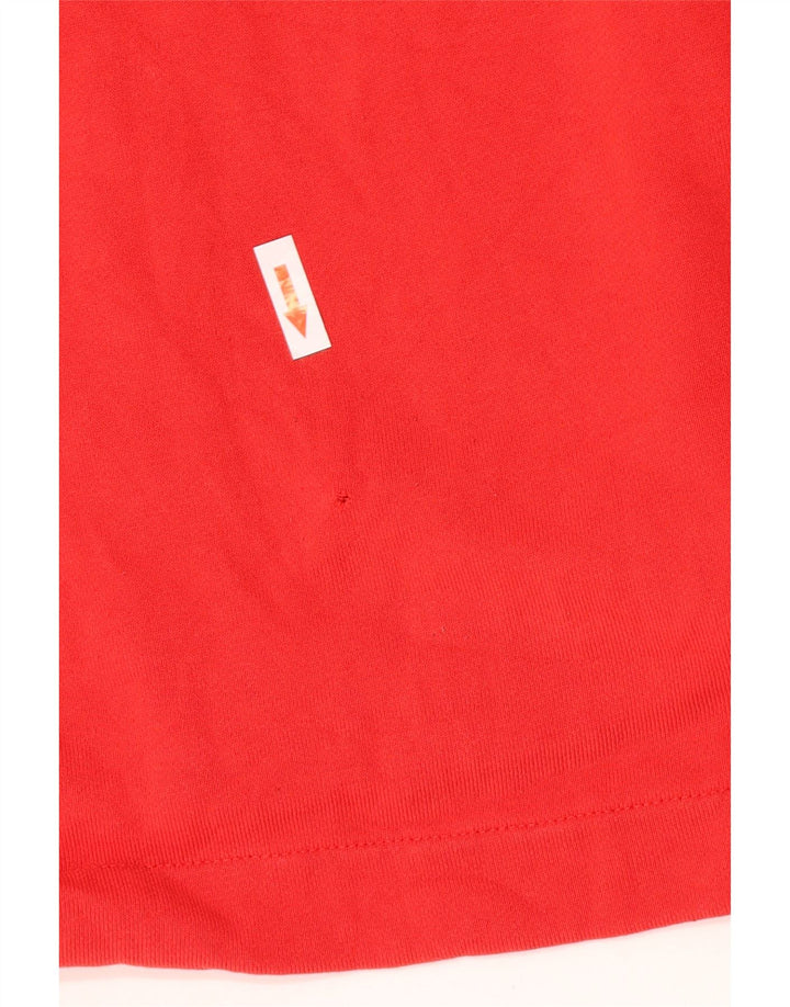 NIKE Sudadera con capucha y cremallera para hombre XL Algodón rojo