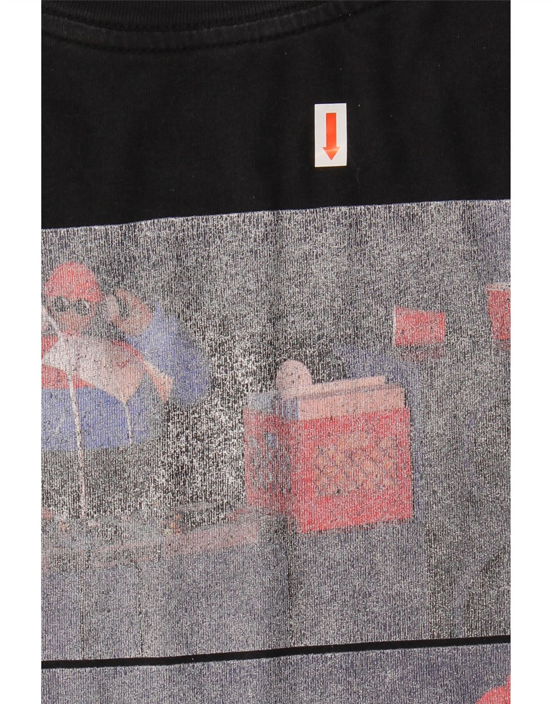 Camiseta Nike Air Graphic para hombre, talla mediana, algodón negro