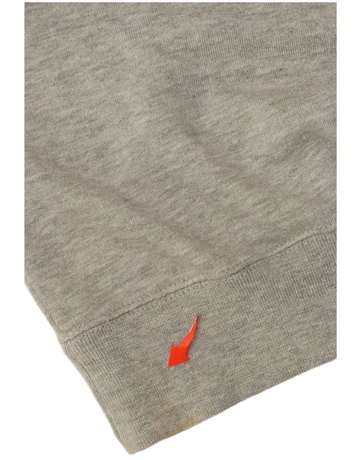 Champion Sudadera Con Capucha Gráfica Para Hombre Jersey Grande De Algodón Gris