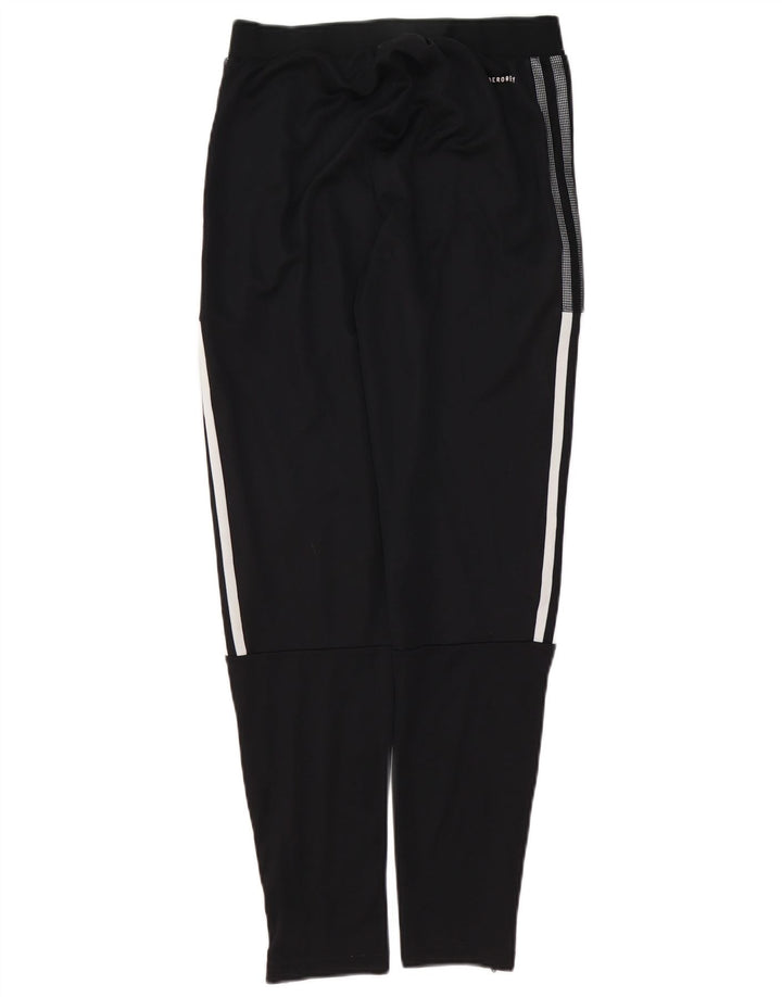 Adidas Mujer Aeroready Chándal Pantalones UK 8 Pequeño Poliéster Negro