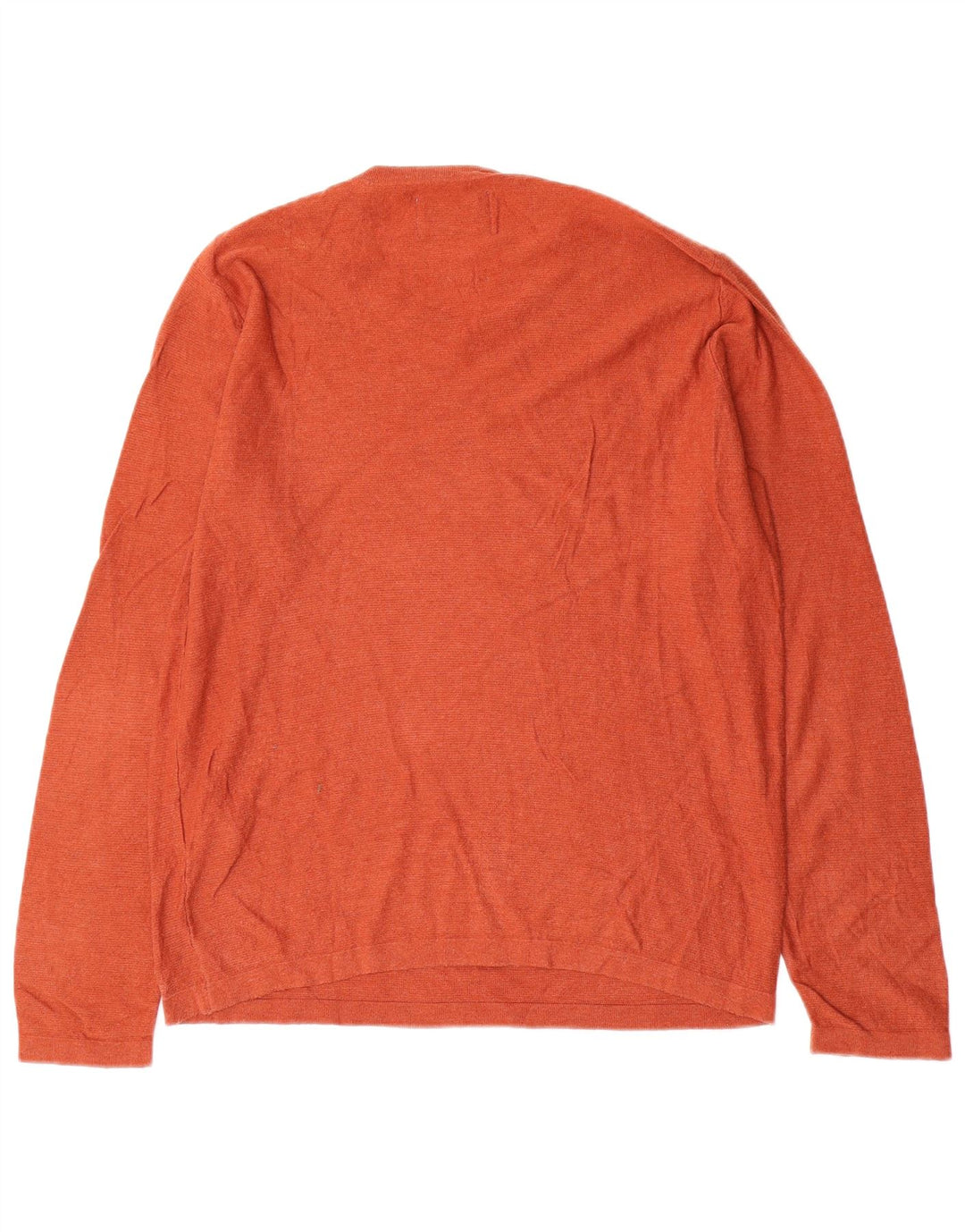 Jack & Jones Hombre Top Manga Larga Small Algodón Naranja