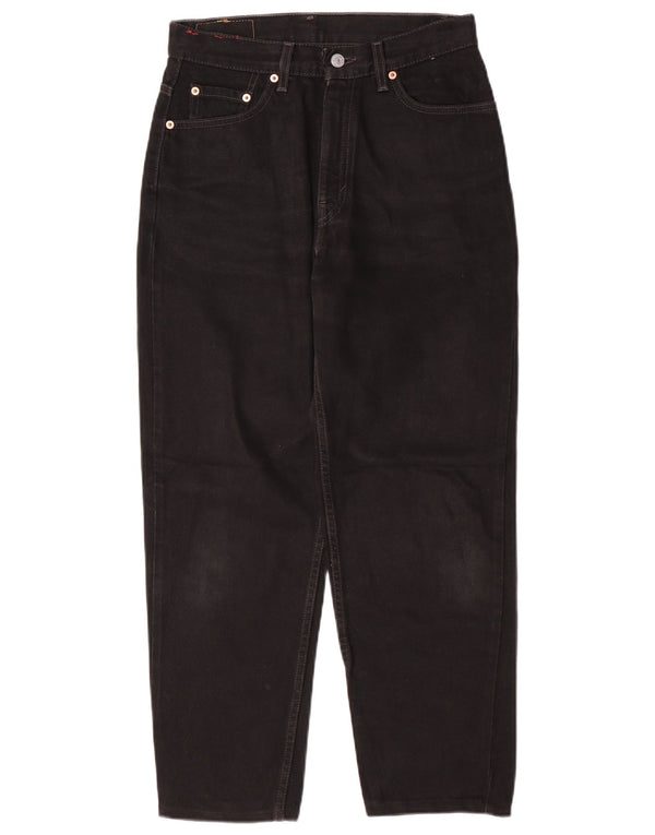 Levi's Jeans rectos ajustados de cintura alta 512 para mujer US 8 Medium W28 L26 Negro