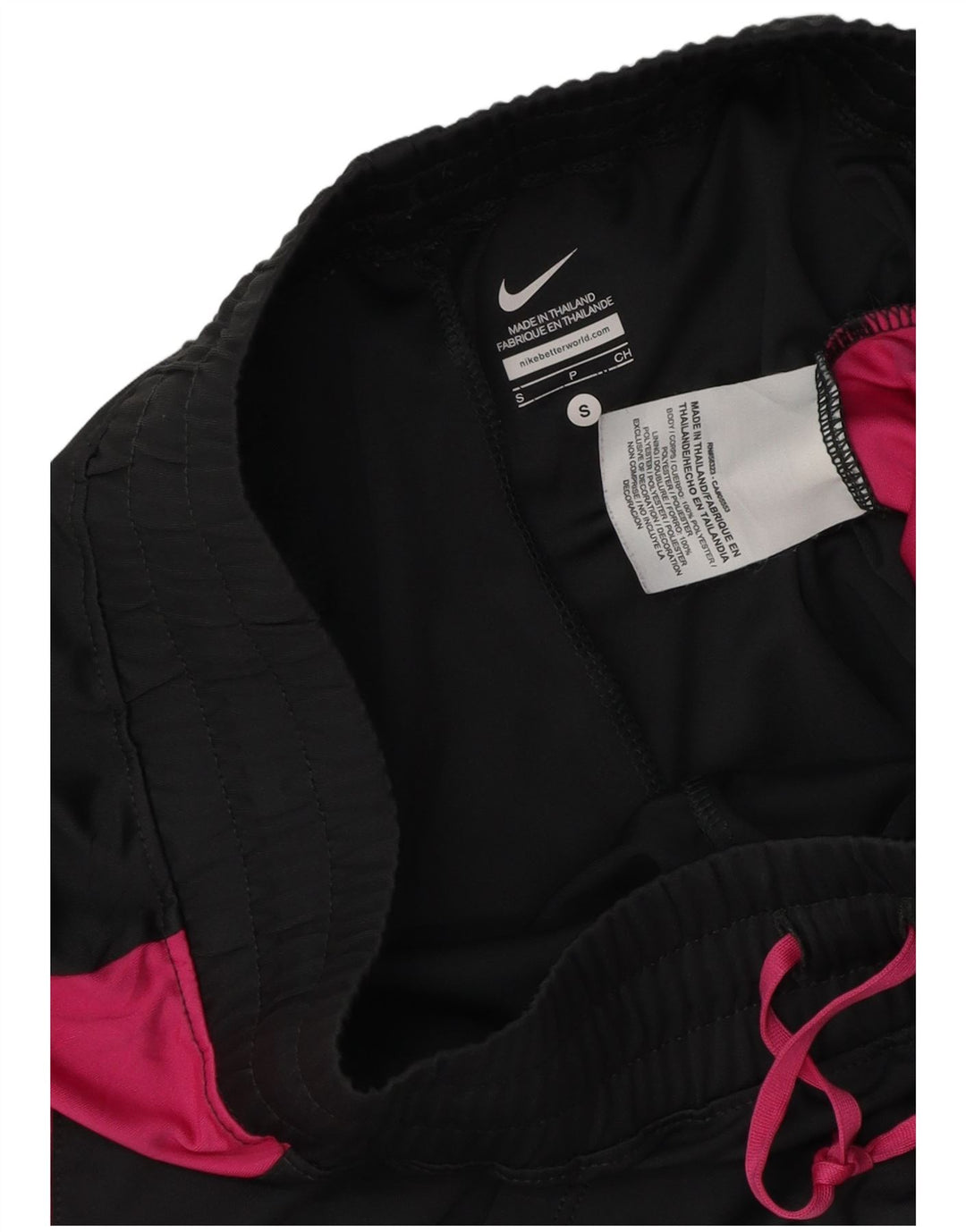 NIKE - Pantalones cortos deportivos para mujer (talla 40), color negro, poliéster