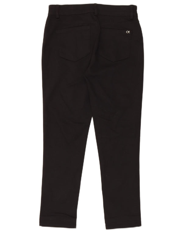 Calvin Klein Jeans ajustados para mujer US 6 Medium W28 L27 Poliéster negro