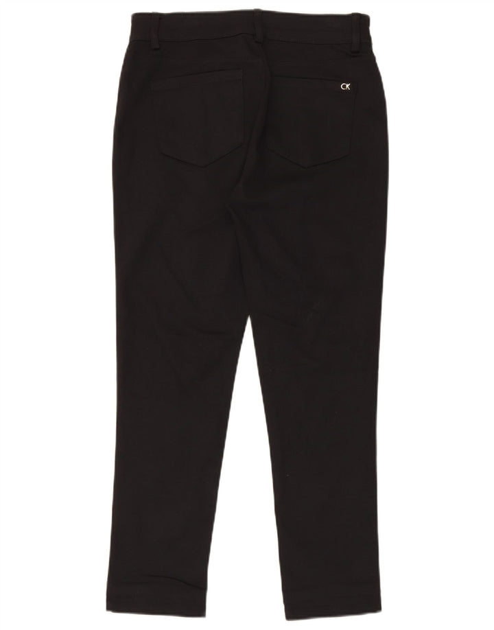 Calvin Klein Jeans ajustados para mujer US 6 Medium W28 L27 Poliéster negro