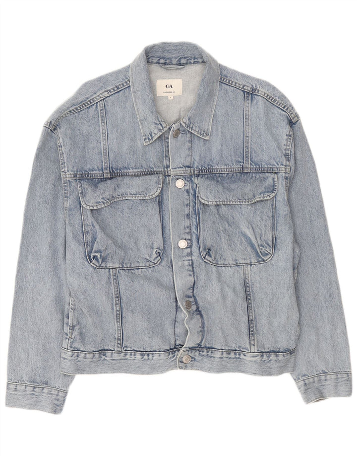 C&A Chaqueta vaquera extragrande para hombre UK 40 Algodón azul grande