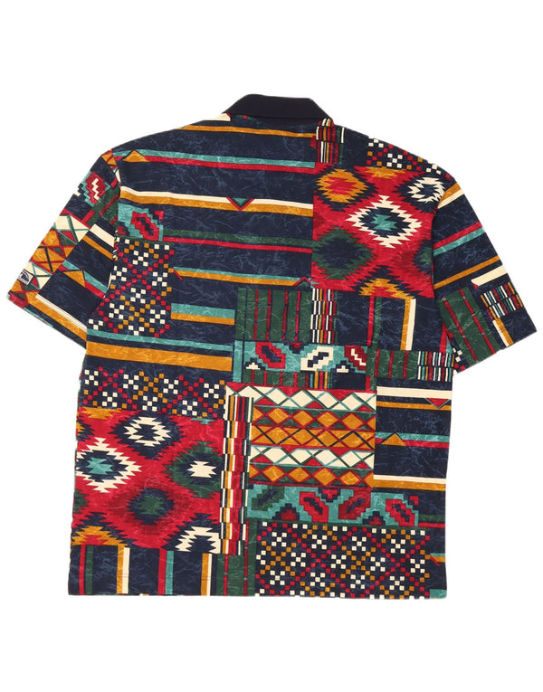 Navigare Polo Hombre XL Azul Marino Patchwork Algodón