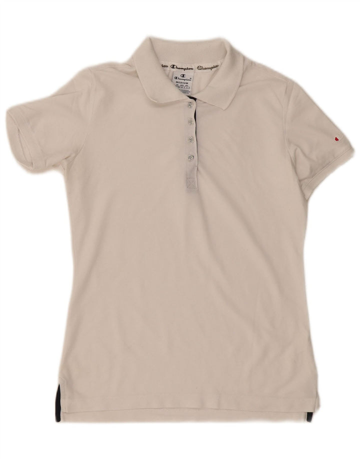 Champion Polo Mujer UK 12 Mediano Blanco