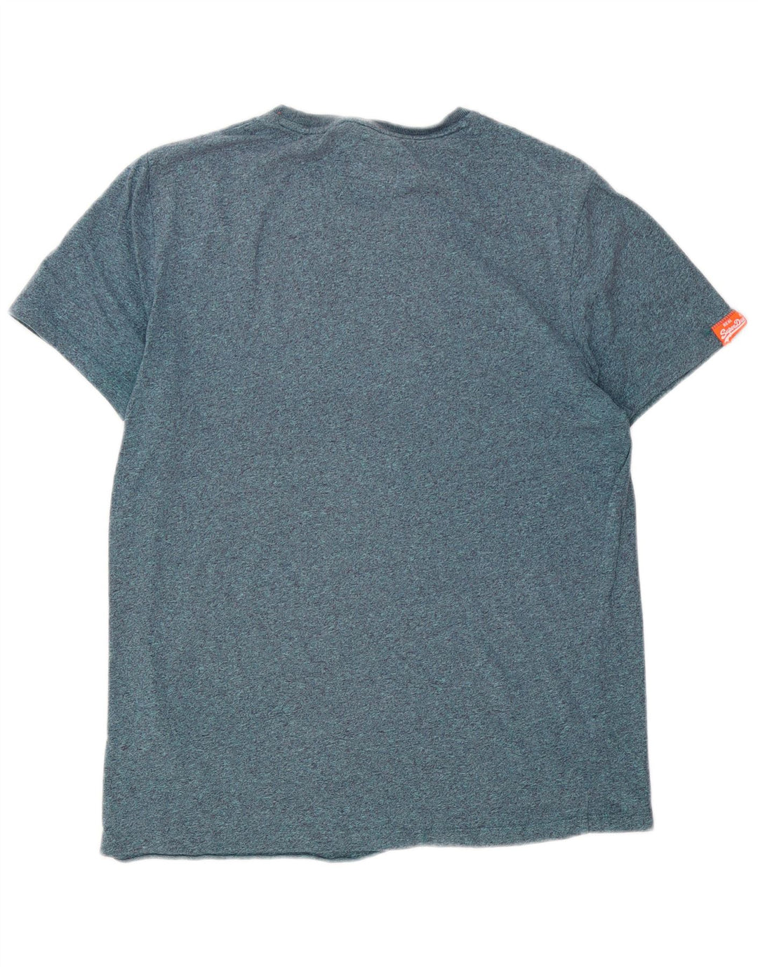 Superdry Camiseta para hombre Top Large Blue Moteado