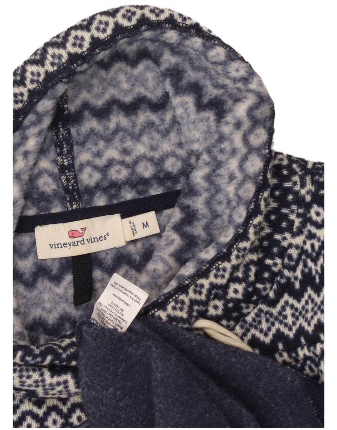 VINEYARD VINES Sudadera para mujer Jumper UK 14 Medium Azul marino Fair Isle