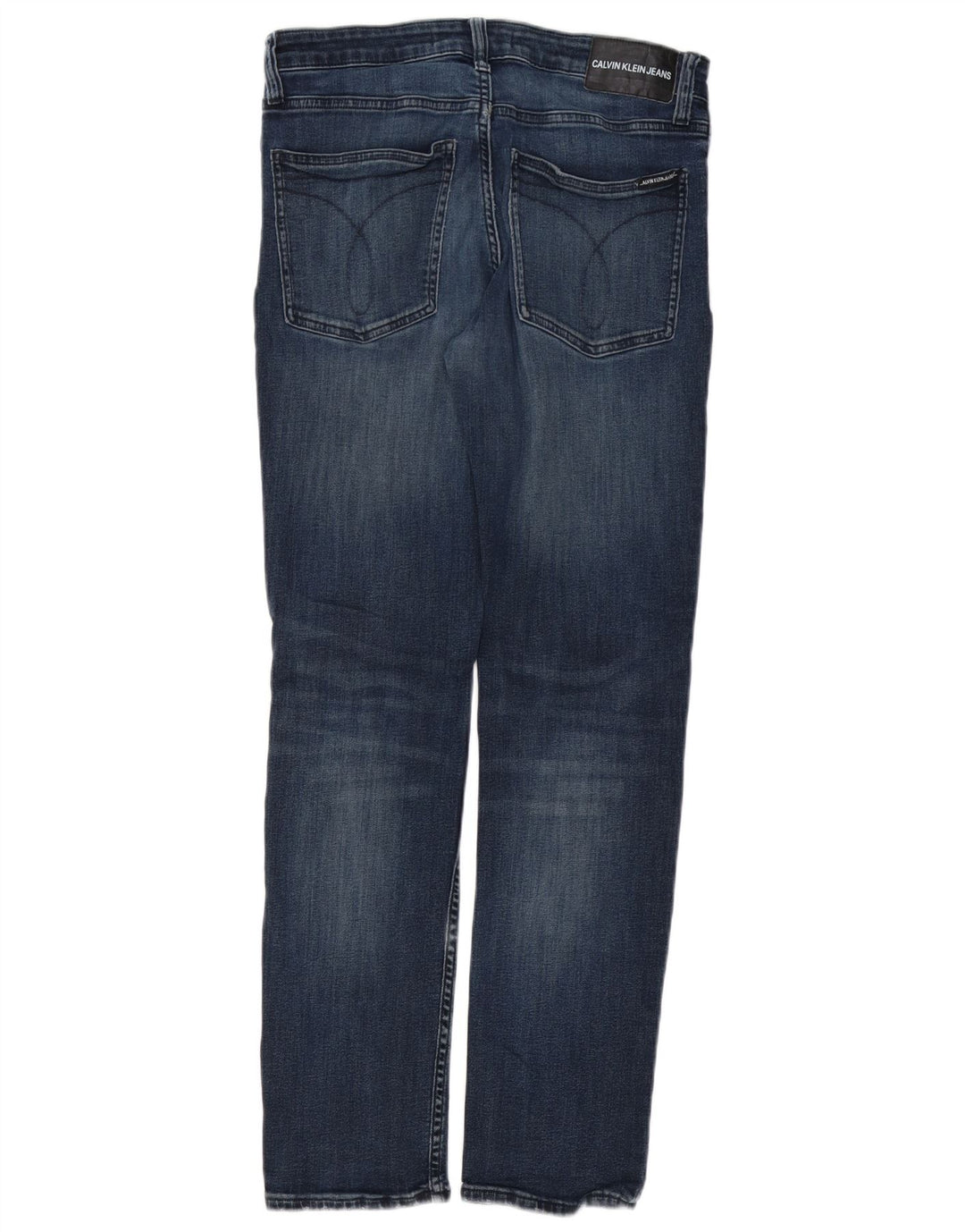 CALVIN KLEIN Vaqueros ajustados Etroite para hombre W31 L32 Algodón azul