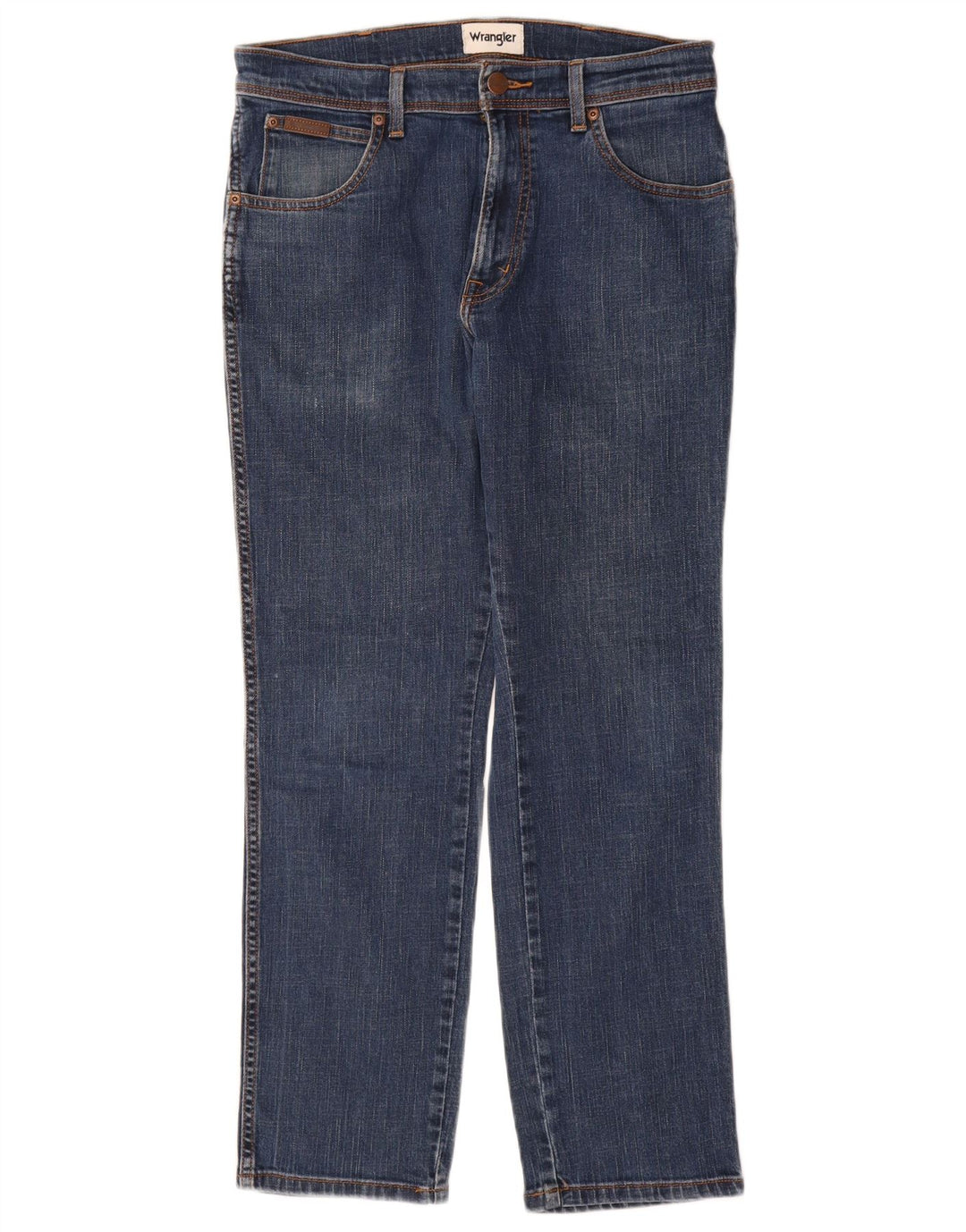 Vaqueros Wrangler Texas Slim Mujer W33 L30 Algodón Azul