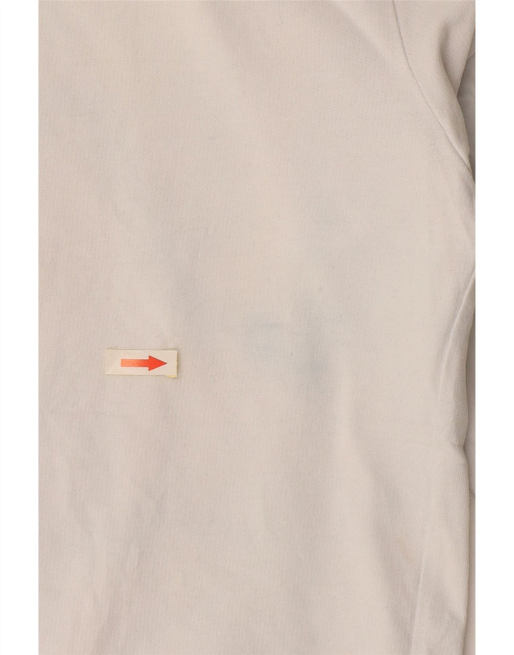 Guess Sudadera gráfica para mujer Jumper UK 46 Large White Cotton