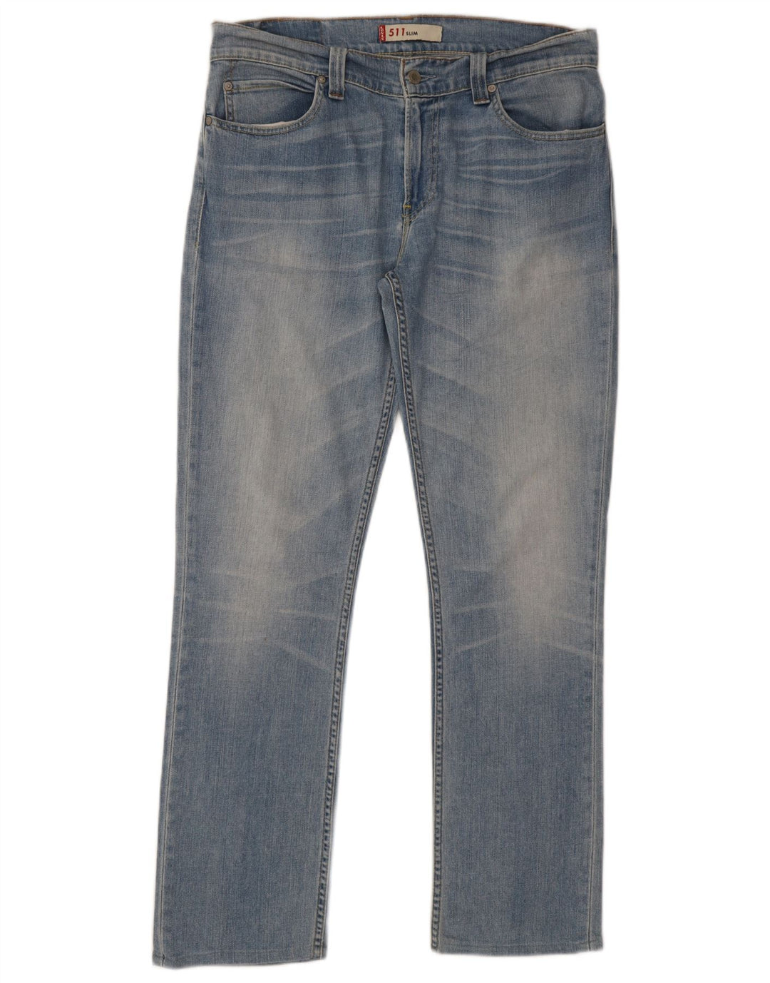 Levi's Hombre 511 Slim Jeans W36 L32 Algodón Azul