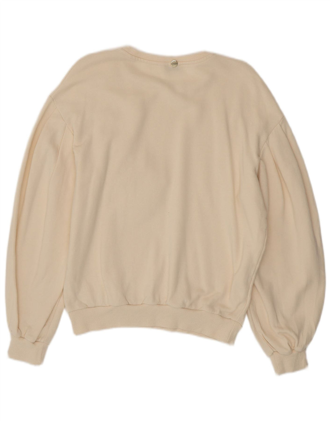 Liu Jo - Sudadera para mujer, talla 40, talla mediana, color blanco roto, floral
