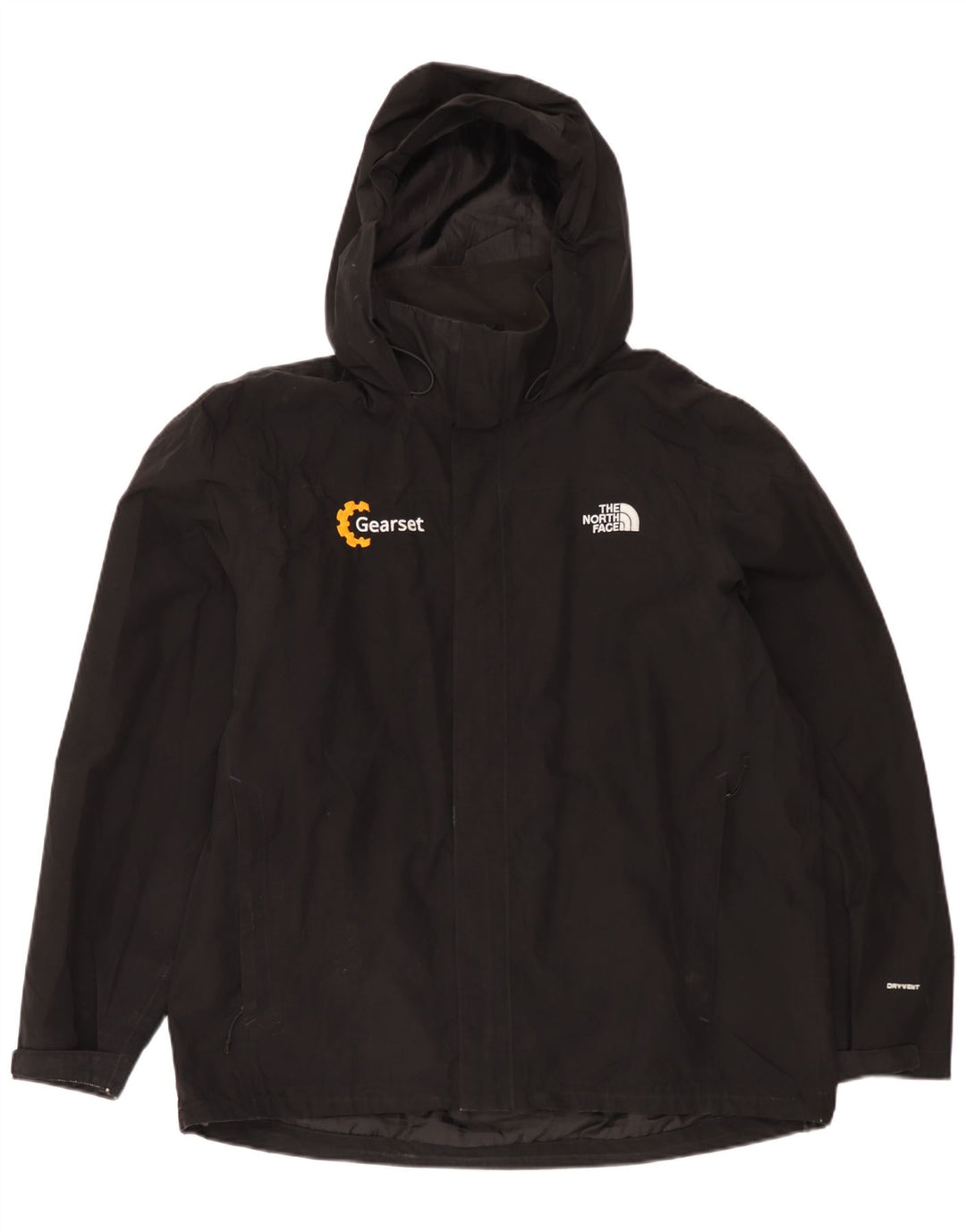 The North Face Chaqueta impermeable con capucha para hombre UK 42 XL Poliéster negro