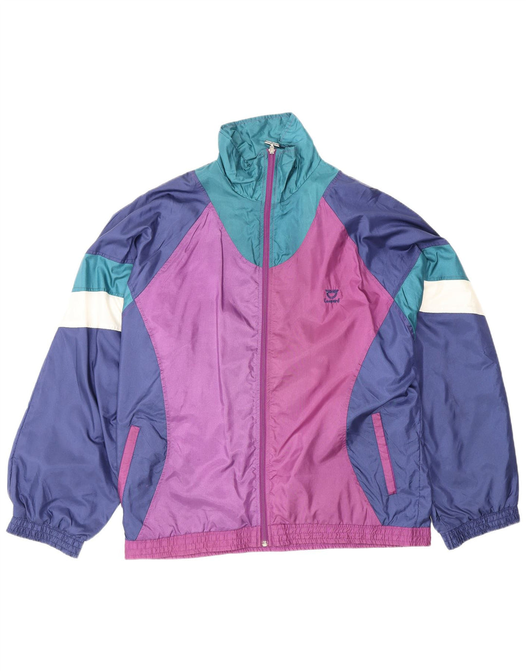 Chaqueta de chándal para hombre Leopard UK 40/42 Medium Multicolor Colourblock