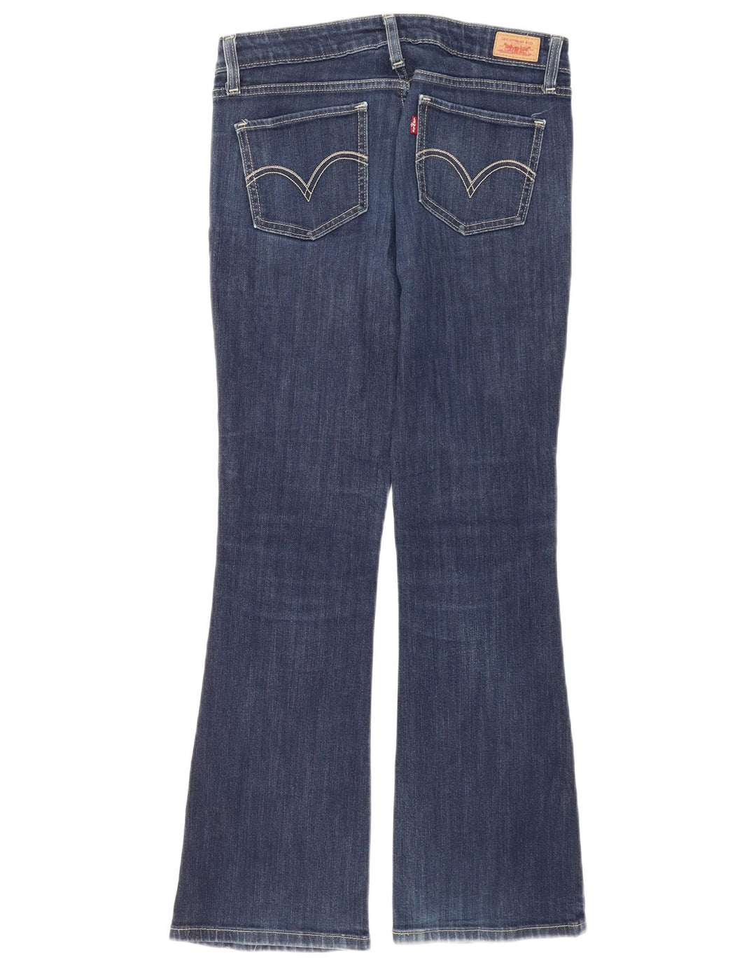 Levi's Jeans 518 Super Low Bootcut para mujer US 7 Medium W30 L30 Azul marino