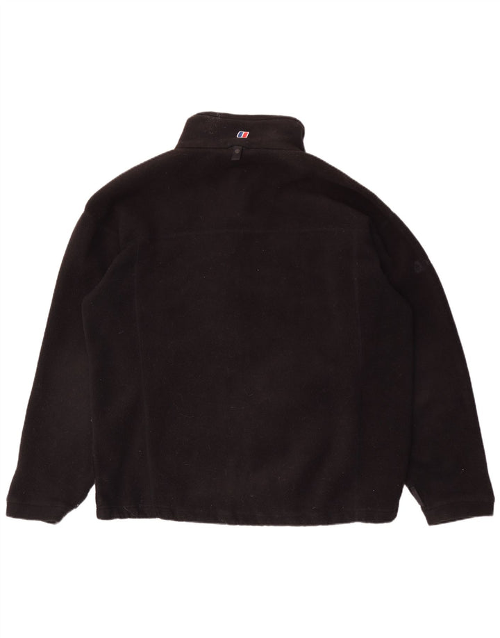 BERGHAUS Chaqueta polar con forro para hombre ES 42 XL Poliéster negro