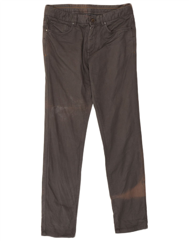 Zara Mens Slim Casual Pantalones EU 40 Medium W31 L32 Gris